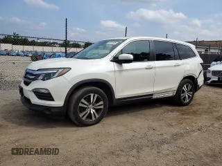 2018 Honda Pilot EX-L z VIN 5FNYF6H88JB032745, wystawiony jako Copart lot #59541055 z przebiegiem 95 341 mil mil oraz Szkoda całkowita • Salvage title. Historia ofert i sprzedaży dostępna na DreamBid. Obrazek 1.