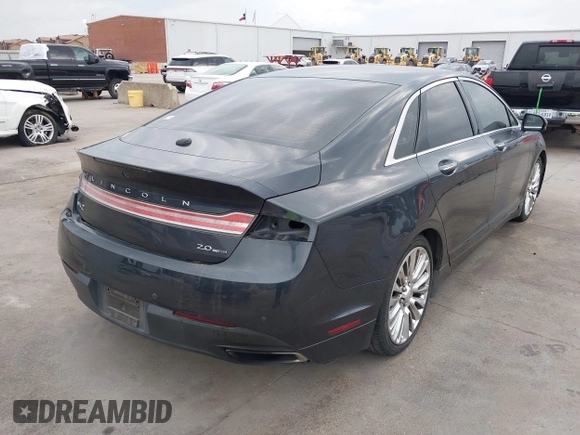 2014 Lincoln MKZ z VIN 3LN6L2G98ER830388, wystawiony jako IAAI lot #42104116 z przebiegiem 108 219 mil mil oraz . Historia ofert i sprzedaży dostępna na DreamBid. Obrazek 4.