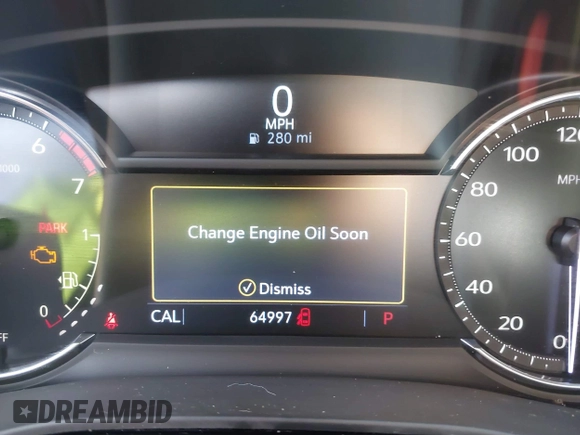 2021 Cadillac XT5 FWD Luxury with VIN 1GYKNAR45MZ125383, listed as a IAAI auction lot 41685947 with 64,997 mi miles. Bid and sale history available at carsss.com. Image 7.