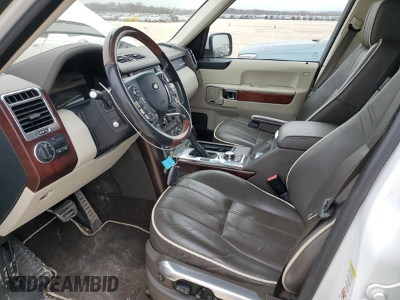 2012 Land Rover Range Rover SC with VIN SALMF1E43CA377866, listed as a Copart auction lot 46449725 with 179,514 mi miles and Salvage title. Bid and sale history available at DreamBid. Image 7.