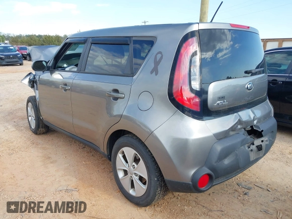 2016 Kia Soul with VIN KNDJN2A27G7400446, listed as a IAAI auction lot 41879898 with 106,903 mi miles. Bid and sale history available at carsss.com. Image 3.