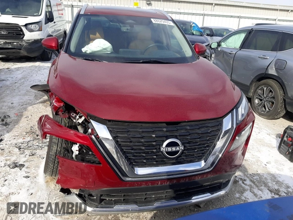 2022 Nissan Rogue Platinum with VIN JN8BT3DD0NW273981, listed as a Copart auction lot 88629405 with 28,133 mi miles and Salvage Title. Bid and sale history available at DreamBid. Image 5.