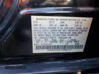 2007 Nissan Maxima SE z VIN 1N4BA41E17C866747, wystawiony jako Copart lot #89259195 z przebiegiem 88 733 mil mil oraz Szkoda całkowita • Salvage title. Historia ofert i sprzedaży dostępna na DreamBid. Obrazek 12.