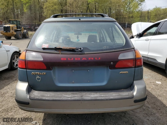 2001 Subaru Legacy Wagon Outback w/RL Equip with VIN 4S3BH675717664651, listed as a Copart auction lot 53679995 with 272,048 mi miles and Salvage Title. Bid and sale history available at carsss.com. Image 6.