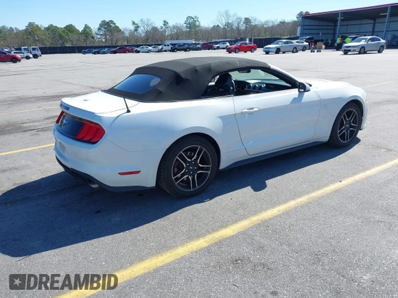 2018 Ford Mustang EcoBoost Premium with VIN 1FATP8UH7J5115146, listed as a IAAI auction lot 41767416 with 128,869 mi miles and . Bid and sale history available at carsss.com. Image 4.