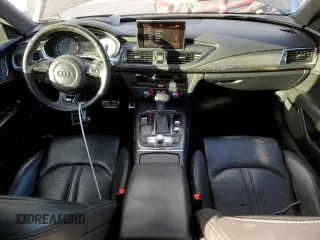 2014 Audi S7 Prestige with VIN WAUW2AFC2EN034654, listed as a Copart auction lot 76705853 with 90,513 mi miles and Salvage Title. Bid and sale history available at carsss.com. Image 8.