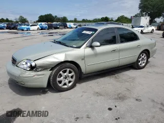 2003 Mercury Sable LS Premium with VIN 1MEFM55S23A617225, listed as a Copart auction lot 52021765 with 131,291 mi miles and Salvage Title. Bid and sale history available at carsss.com. Image 1.