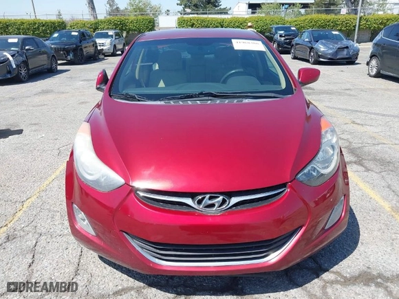 2013 Hyundai Elantra GLS PZEV with VIN 5NPDH4AE9DH342521, listed as a IAAI auction lot 41968386 with 192,220 mi miles. Bid and sale history available at carsss.com. Image 12.