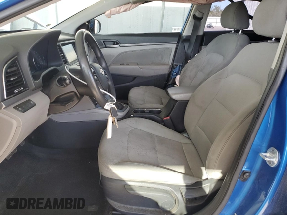2017 Hyundai Elantra SE with VIN 5NPD84LF3HH020307, listed as a Copart auction lot 51839375 with 112,522 mi miles and Salvage title. Bid and sale history available at DreamBid. Image 7.