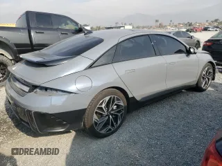 2023 Hyundai IONIQ 6 Limited with VIN KMHM54AA0PA036207, listed as a Copart auction lot 86323444 with 48,498 mi miles and Salvage Title. Bid and sale history available at carsss.com. Image 3.