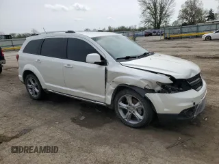 2017 Dodge Journey Crossroad Plus with VIN 3C4PDCGG9HT674069, listed as a Copart auction lot 51274105 with 106,250 mi miles and Salvage title. Bid and sale history available at DreamBid. Image 4.