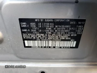 2018 Subaru Outback Premium z VIN 4S4BSAHC7J3256820, wystawiony jako Copart lot #89125935 z przebiegiem 130 673 mil mil oraz Szkoda całkowita • Salvage title. Historia ofert i sprzedaży dostępna na DreamBid. Obrazek 12.