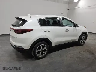 2021 Kia Sportage LX with VIN KNDPMCAC5M7906929, listed as a Copart auction lot 48484915 with 81,764 mi miles and Clean Title. Bid and sale history available at carsss.com. Image 3.
