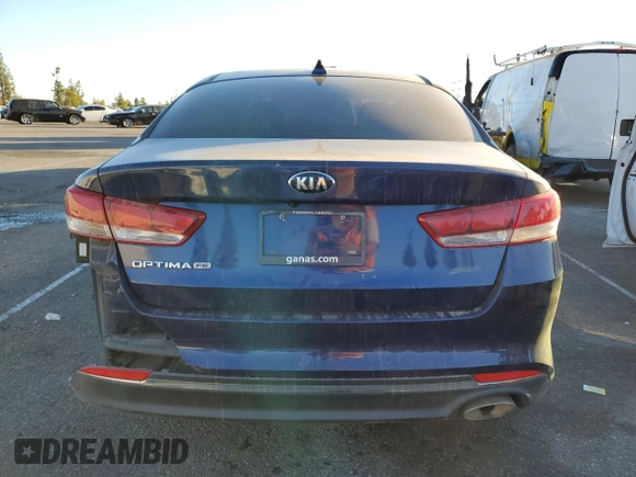 2018 Kia Optima LX with VIN 5XXGT4L32JG191567, listed as a Copart auction lot 88325355 with 105,360 mi miles and Clean Title. Bid and sale history available at carsss.com. Image 6.