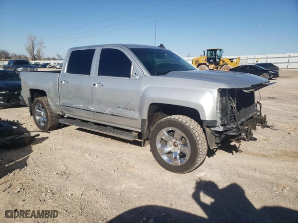 2018 Chevrolet Silverado 1500 LTZ with VIN 3GCUKSEC8JG512550, listed as a Copart auction lot 48170555 with 81,105 mi miles and Salvage Title. Bid and sale history available at carsss.com. Image 4.