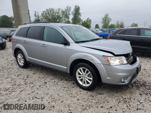 2017 Dodge Journey SXT with VIN 3C4PDCBB0HT545567, listed as a Copart auction lot 57766105 with 56,569 mi miles and Salvage title. Bid and sale history available at DreamBid. Image 4.