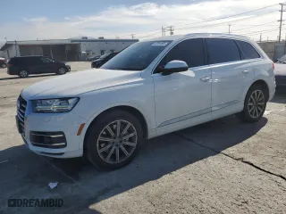 2018 Audi Q7 Premium Plus with VIN WA1LAAF73JD048228, listed as a Copart auction lot 49281665 with 59,472 mi miles and Salvage Title. Bid and sale history available at carsss.com. Image 1.