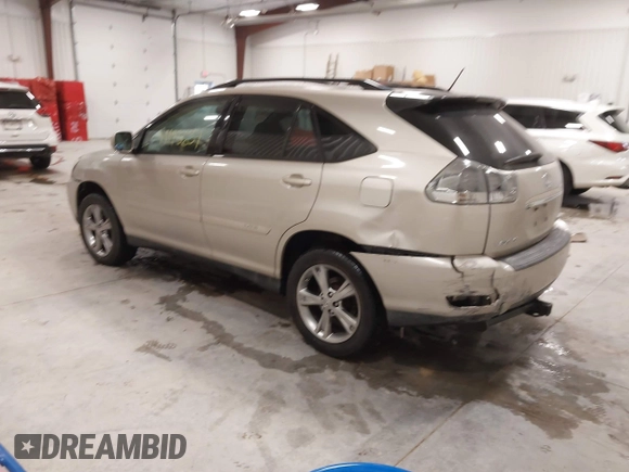 2007 Lexus RX 400h with VIN JTJGW31U272004112, listed as a IAAI auction lot 41193651 with 179,731 mi miles and . Bid and sale history available at DreamBid. Image 3.