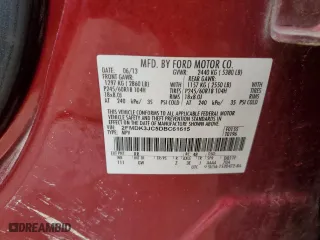 2013 Ford Edge SEL with VIN 2FMDK3JC5DBC61615, listed as a Copart auction lot 51612705 with 237,875 mi miles and Clean Title. Bid and sale history available at carsss.com. Image 13.
