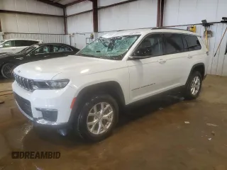 2023 Jeep Grand Cherokee Limited z VIN 1C4RJKBG4P8722125, wystawiony jako Copart lot #63313635 z przebiegiem 16 337 mil mil oraz Szkoda całkowita • Salvage title. Historia ofert i sprzedaży dostępna na DreamBid. Obrazek 1.