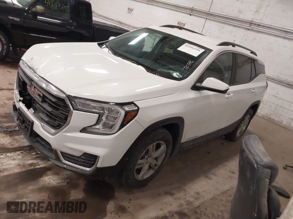 2023 GMC Terrain SLE z VIN 3GKALTEG4PL169930, wystawiony jako IAAI lot #41506508 z przebiegiem 13 728 mil mil oraz . Historia ofert i sprzedaży dostępna na DreamBid. Obrazek 17.