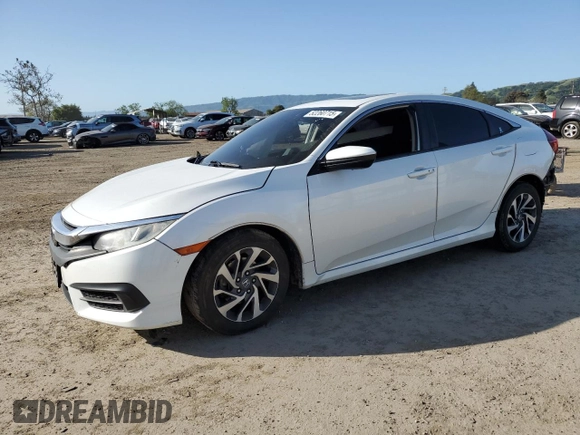 2016 Honda Civic EX with VIN 19XFC2F79GE241400, listed as a Copart auction lot 52260715 with 159,006 mi miles and Salvage Title. Bid and sale history available at DreamBid. Image 1.