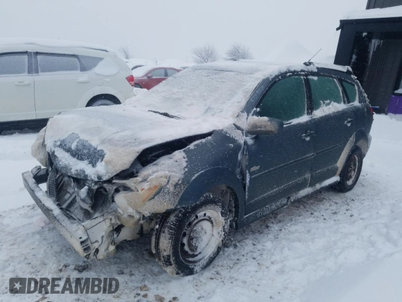 2006 Pontiac Vibe with VIN 5Y2SM65836Z437834, listed as a Copart auction lot 87797235 with 265,860 mi miles and Salvage Title. Bid and sale history available at carsss.com. Image 1.