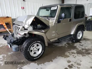 2004 Jeep Wrangler Sahara with VIN 1J4FA59S14P770952, listed as a Copart auction lot 66498694 with 112,649 mi miles and Salvage Title. Bid and sale history available at carsss.com. Image 1.