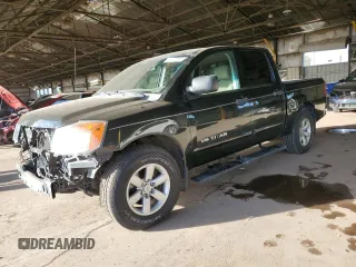 2008 Nissan Titan XE with VIN 1N6AA07D68N359813, listed as a Copart auction lot 43197685 with 136,828 mi miles and Salvage Title. Bid and sale history available at carsss.com. Image 1.