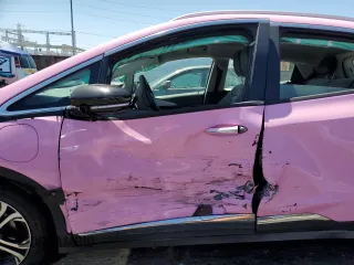 2019 Chevrolet Bolt EV Premier with VIN 1G1FZ6S05K4135477, listed as a Copart auction lot 56077725 with 53,228 mi miles and Salvage title. Bid and sale history available at DreamBid. Image 7.