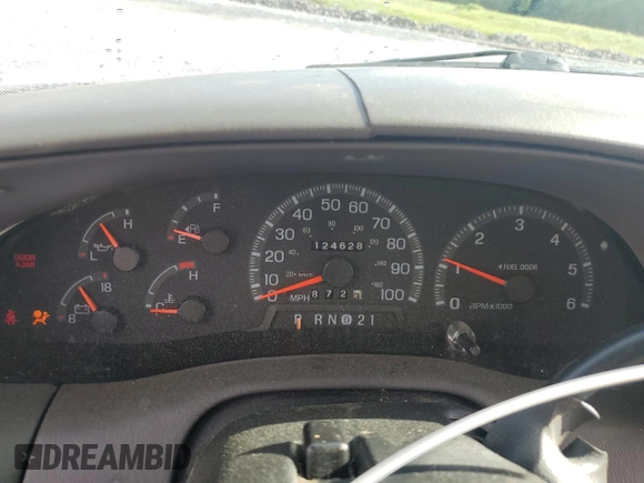 1998 Ford F-150 z VIN 1FTZX17W8WNC34501, wystawiony jako Copart lot #54675995 z przebiegiem 124 628 mil mil oraz Szkoda całkowita • Salvage title. Historia ofert i sprzedaży dostępna na DreamBid. Obrazek 9.