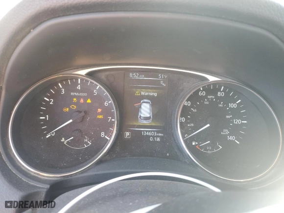 2016 Nissan Rogue S with VIN KNMAT2MVXGP618862, listed as a Copart auction lot 50048135 with 134,603 mi miles and Salvage Title. Bid and sale history available at carsss.com. Image 9.