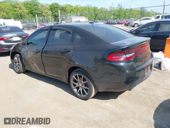 2014 Dodge Dart SXT z VIN 1C3CDFBB7ED926628, wystawiony jako IAAI lot #42156209 z przebiegiem 89 050 mil mil oraz . Historia ofert i sprzedaży dostępna na DreamBid. Obrazek 3.