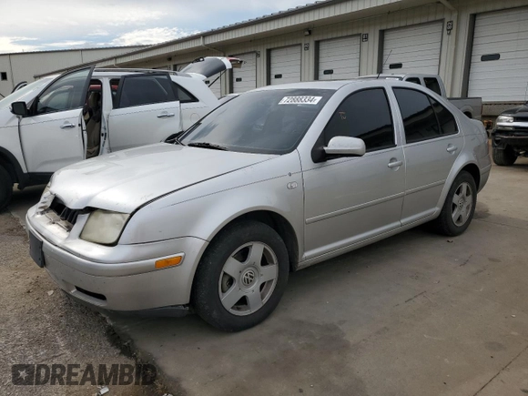 2000 Volkswagen Jetta GLS z VIN 3VWSA29M7YM192109, wystawiony jako Copart lot #72888334 z przebiegiem 195 082 mil mil oraz Szkoda całkowita • Salvage title. Historia ofert i sprzedaży dostępna na DreamBid. Obrazek 1.