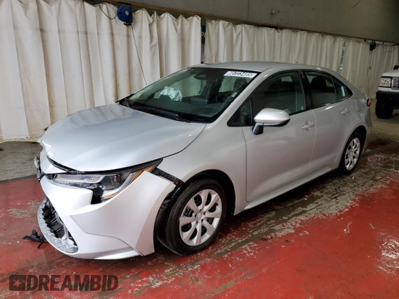 2024 Toyota Corolla LE with VIN 5YFB4MDE0RP187544, listed as a Copart auction lot 60723485 with 18,642 mi miles and Salvage title. Bid and sale history available at DreamBid. Image 1.