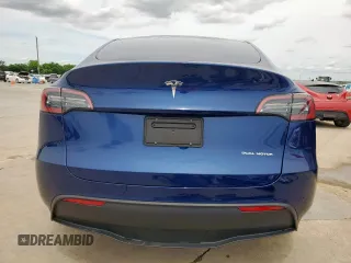 2024 Tesla Model Y Long Range with VIN 7SAYGDEE2RF986014, listed as a Copart auction lot 55791145 with 12,344 mi miles and Salvage title. Bid and sale history available at DreamBid. Image 6.