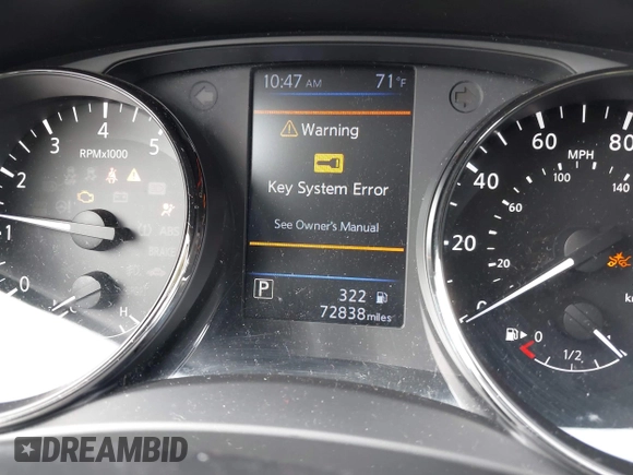 2018 Nissan Rogue SV with VIN KNMAT2MT6JP533085, listed as a IAAI auction lot 41775292 with 72,838 mi miles and . Bid and sale history available at carsss.com. Image 16.