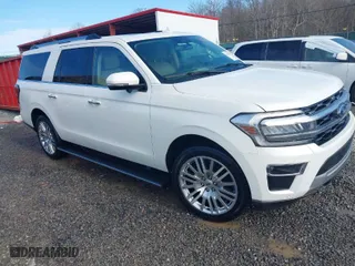 2024 Ford Expedition Max Limited with VIN 1FMJK2A88REA04582, listed as a IAAI auction lot 41606512 with NaN miles. Bid and sale history available at carsss.com. Image 1.