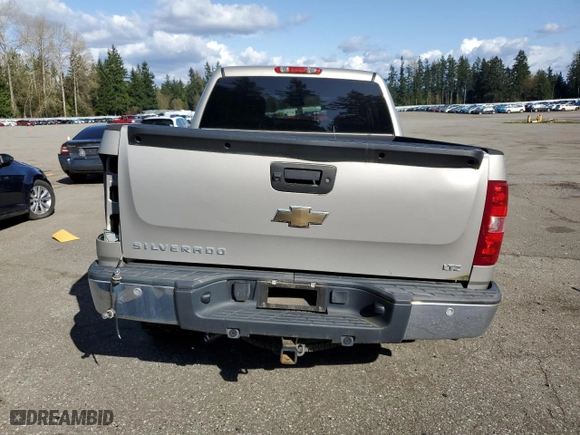 2009 Chevrolet Silverado 1500 LTZ with VIN 3GCEK33M09G261850, listed as a Copart auction lot 51839325 with 0 mi miles and Salvage Title. Bid and sale history available at carsss.com. Image 6.