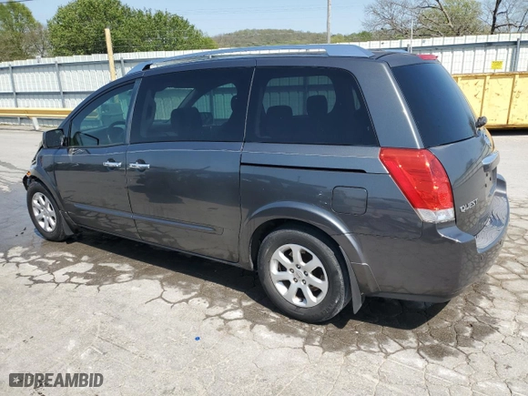 2009 Nissan Quest SL with VIN 5N1BV28U49N103415, listed as a Copart auction lot 52904815 with 180,672 mi miles and Salvage Title. Bid and sale history available at carsss.com. Image 2.