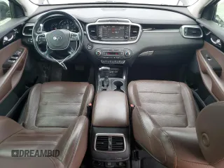 2019 Kia Sorento SX z VIN 5XYPK4A56KG504625, wystawiony jako Copart lot #44370205 z przebiegiem 118 051 mil mil oraz Szkoda całkowita • Salvage title. Historia ofert i sprzedaży dostępna na DreamBid. Obrazek 8.