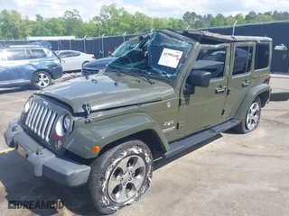 2016 Jeep Wrangler Unlimited 75th Anniversary with VIN 1C4BJWEG2GL161375, listed as a IAAI auction lot 41998100 with 108,495 mi miles. Bid and sale history available at carsss.com. Image 2.