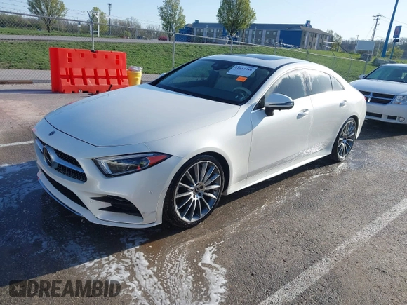 2019 Mercedes-Benz CLS 450 with VIN WDD2J5JB3KA008387, listed as a IAAI auction lot 41914446 with 64,458 mi miles and . Bid and sale history available at DreamBid. Image 2.