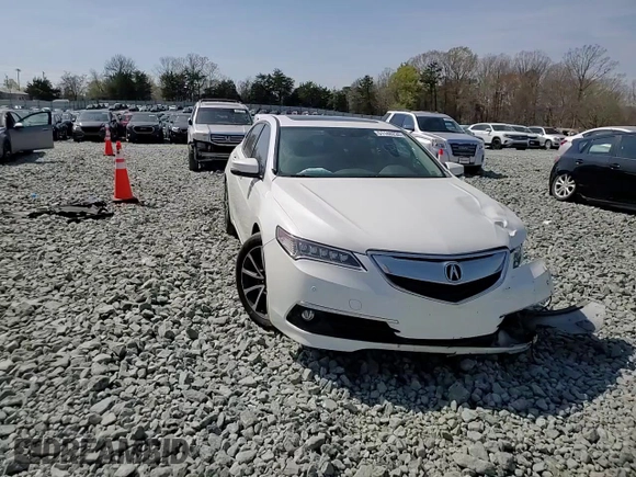 2016 Acura TLX Advance with VIN 19UUB3F71GA001164, listed as a Copart auction lot 51148235 with Not provided miles and Salvage title. Bid and sale history available at DreamBid. Image 11.