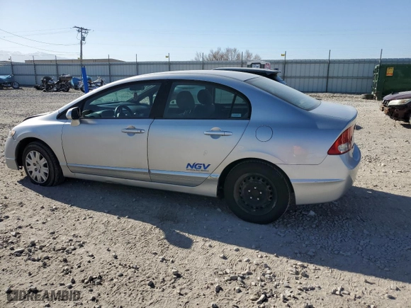 2009 Honda Civic Sdn GX with VIN 1HGFA46599L000884, listed as a Copart auction lot 52988765 with 152,420 mi miles and Clean Title. Bid and sale history available at carsss.com. Image 2.