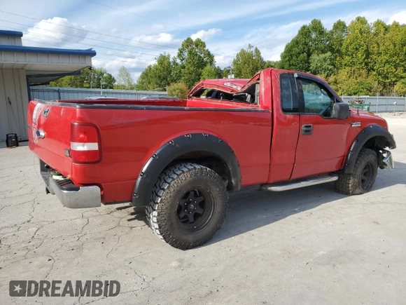 2004 Ford F-150 XL with VIN 1FTRF14504NC70758, listed as a Copart auction lot 72638024 with Not Provided miles and Salvage Title. Bid and sale history available at DreamBid. Image 3.