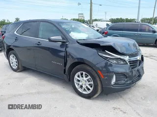 2022 Chevrolet Equinox LT z VIN 2GNAXUEVXN6145063, wystawiony jako IAAI lot #42062135 z przebiegiem 51 176 mil mil oraz . Historia ofert i sprzedaży dostępna na DreamBid. Obrazek 1.