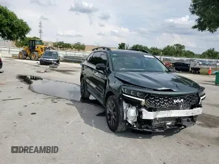 2022 Kia Sorento X-Line SX Prestige z VIN 5XYRKDLF6NG115230, wystawiony jako Copart lot #55872435 z przebiegiem 41 173 mil mil oraz Nie do naprawy • Non repairable. Historia ofert i sprzedaży dostępna na DreamBid. Obrazek 14.