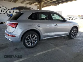 2022 Audi Q5 S line Premium Plus with VIN WA1EAAFYXN2135109, listed as a Copart auction lot 61994475 with 16,059 mi miles and Salvage title. Bid and sale history available at DreamBid. Image 3.