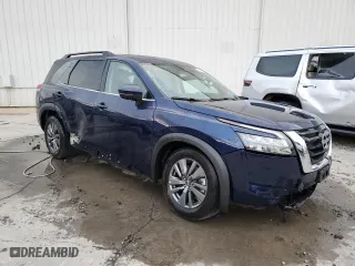 2024 Nissan Pathfinder SV with VIN 5N1DR3BA4RC287316, listed as a Copart auction lot 86280194 with 13,201 mi miles and Salvage Title. Bid and sale history available at carsss.com. Image 4.